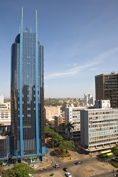 Nairobi glass tower