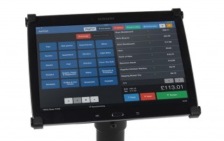 AirPOS display on tablet screen
