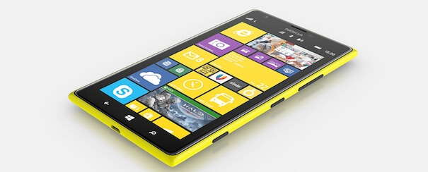 Nokia Lumia 1520 phone lying down