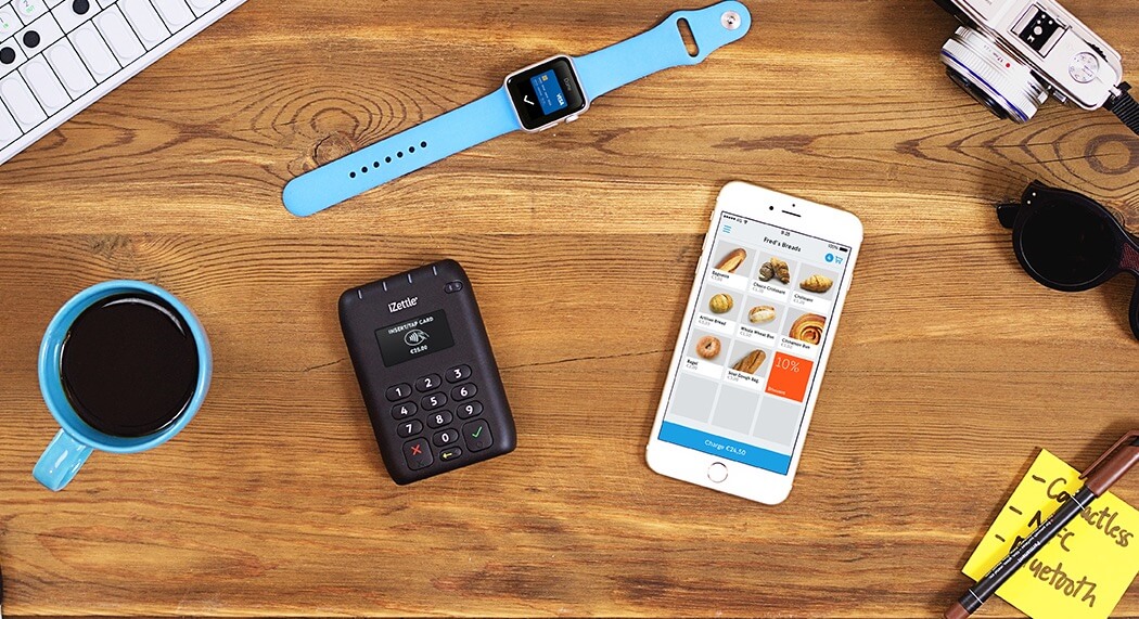 iZettle Pro Contactless woth Apple Watch and iPhone