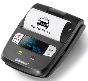 Bluetooth printer for black cab card reader