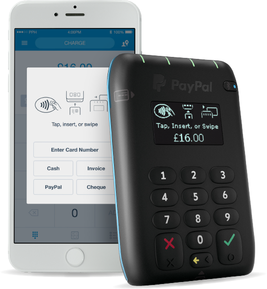 PayPal Here UK card reader