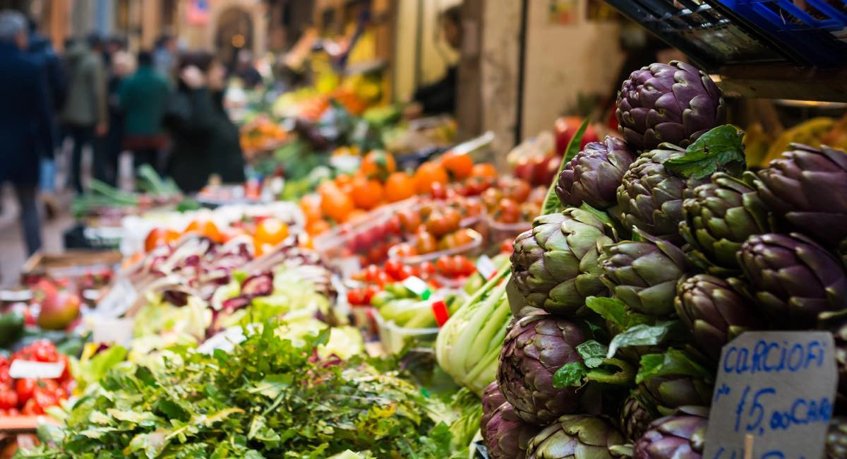 market in Italy