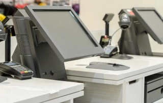shop POS system seen from behind the counter
