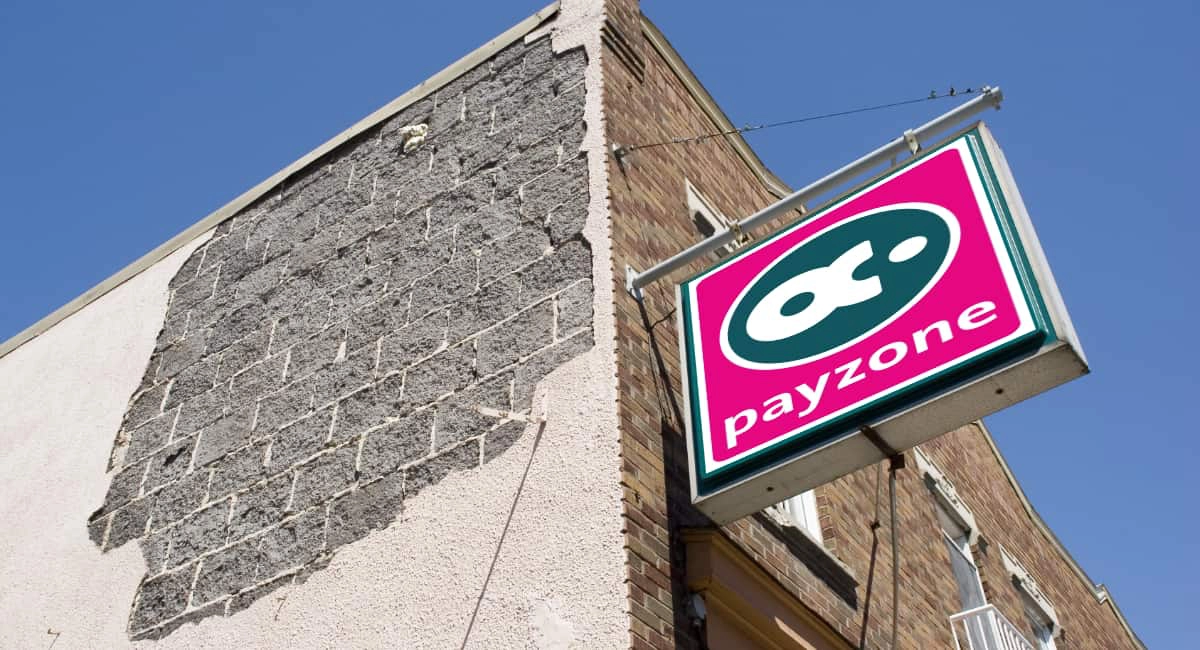 Corner shop with Payzone signage