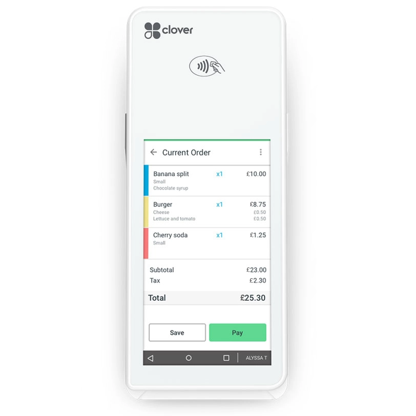 Clover Flex terminal bill