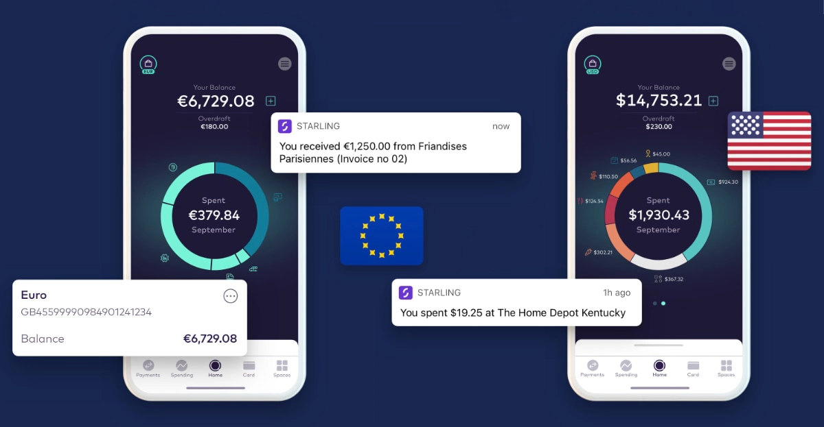 Starling multi-currency accounts