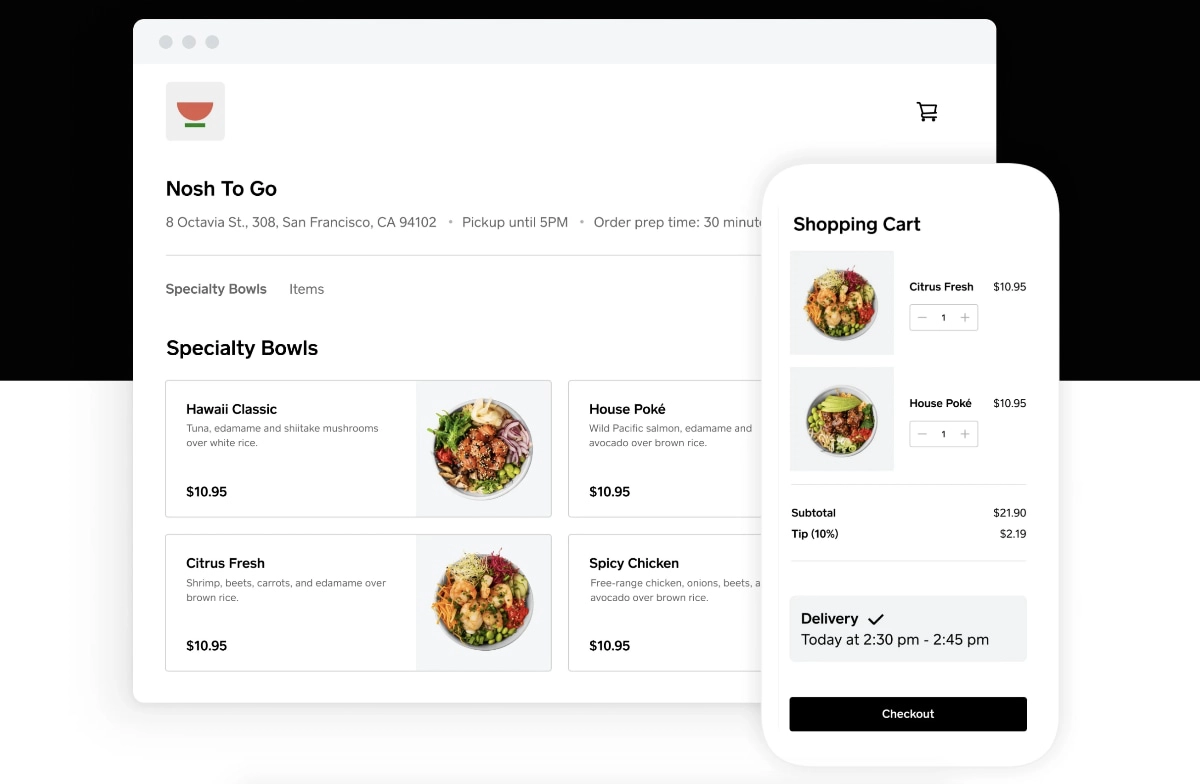 Square Online ordering