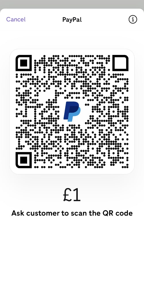 Zettle QR code