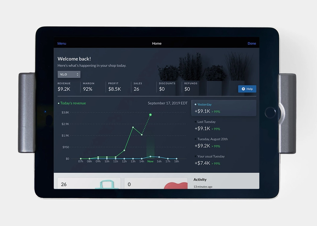 Lightspeed reporting in the Retail app Lightspeed reporting