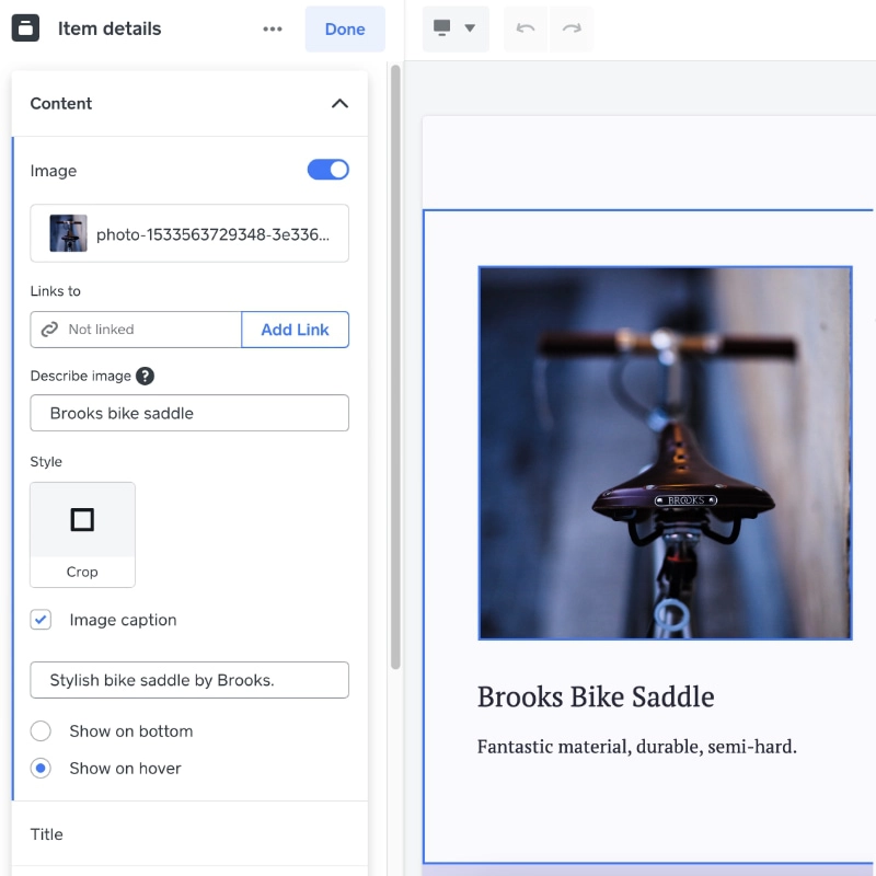 Square Online image editor