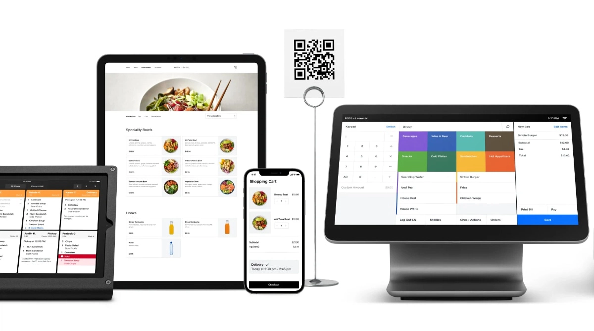 Square for Restaurants tools