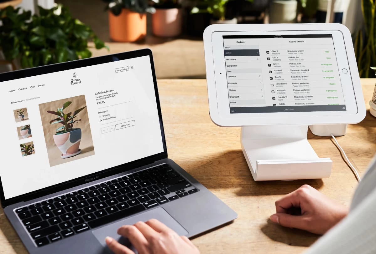Square Online and POS system