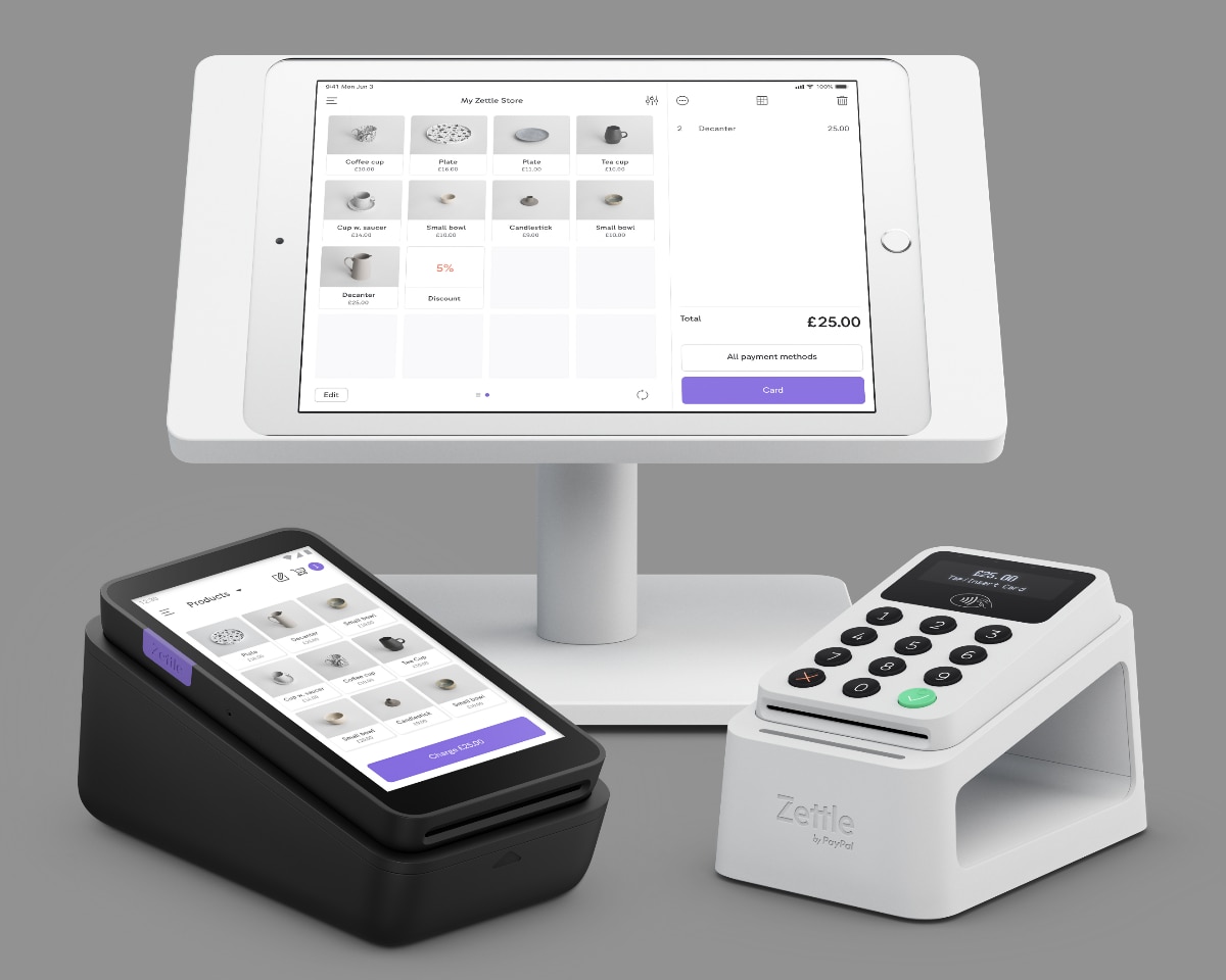 Zettle Terminal, Reader and POS app