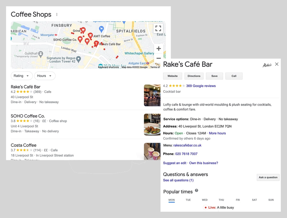 Google Business Profile example