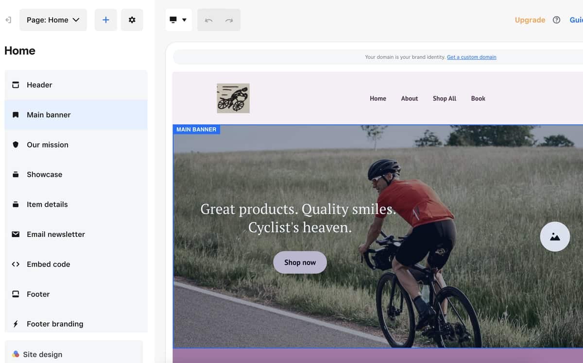 Square Online website builder