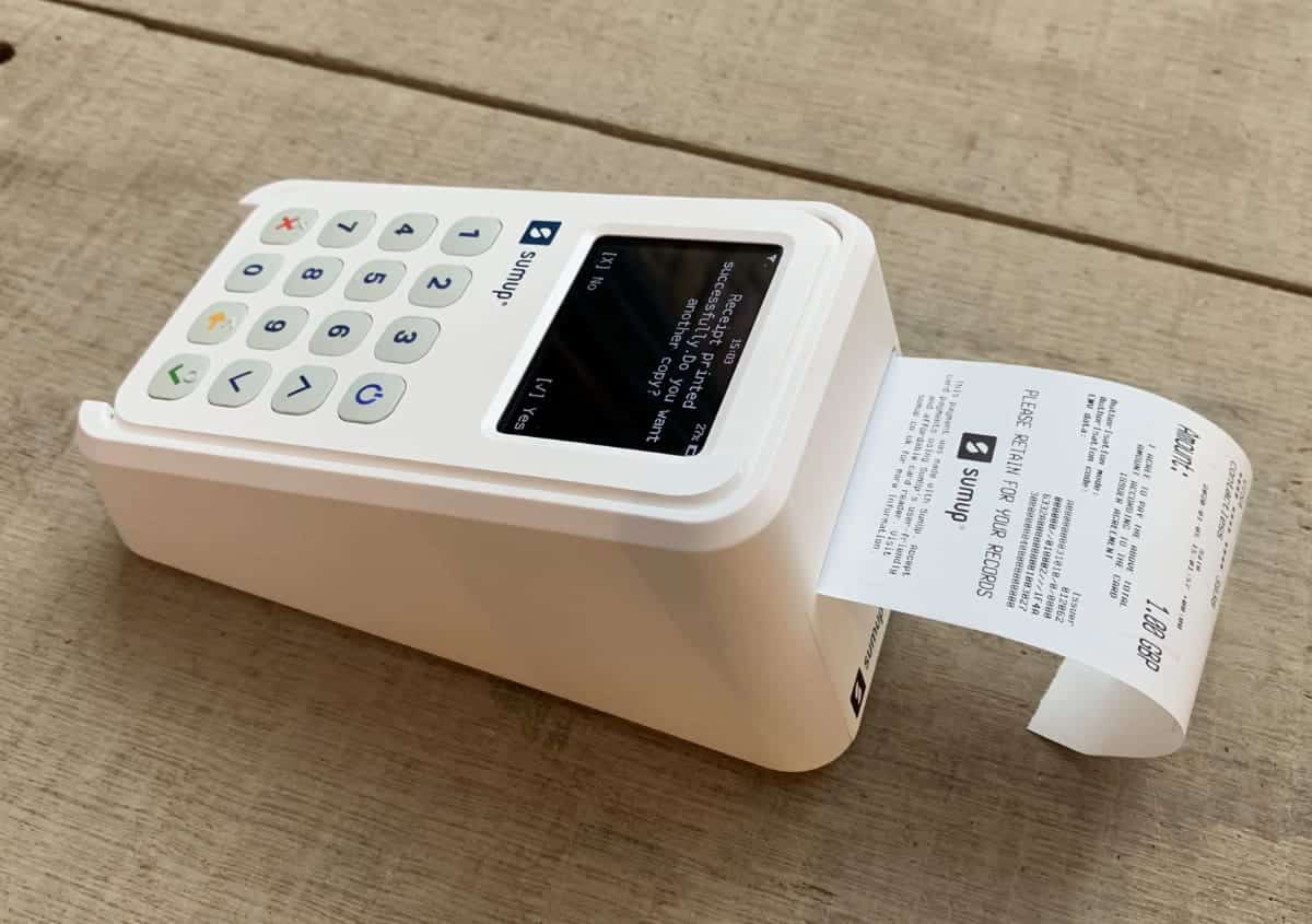 SumUp 3G and Printer is an affordable card machine duo
