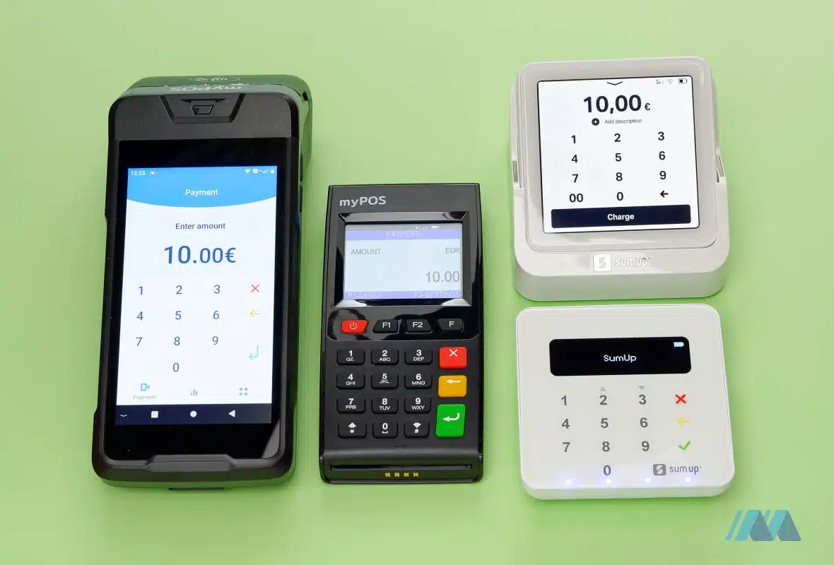 myPOS and SumUp card readers