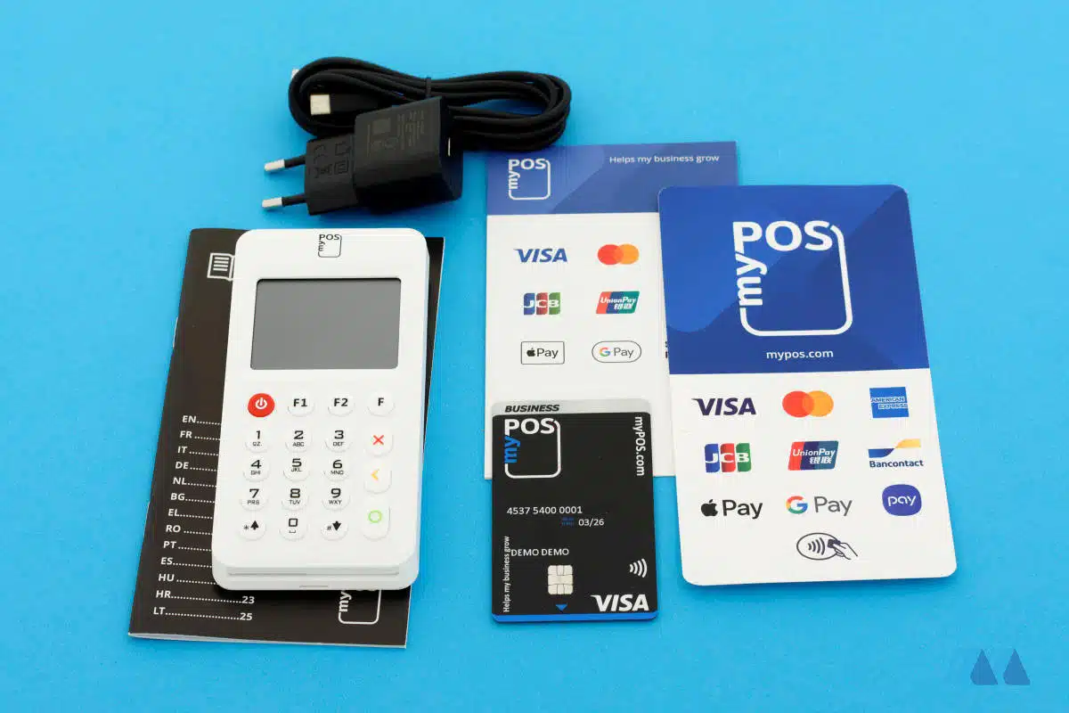 MyPOS Go 2 Portable POS Terminal – 4G/WiFi, SIM Included (White, UK Made)