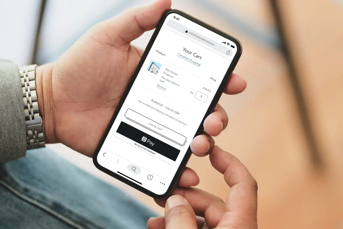 Revolut Pay option on a smartphone