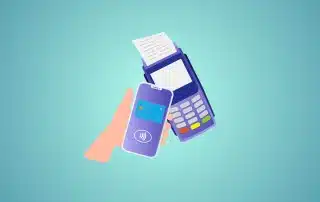 contactless mobile wallet and card machine