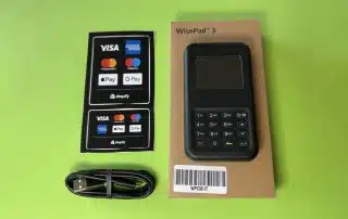 Shopify card reader package contents