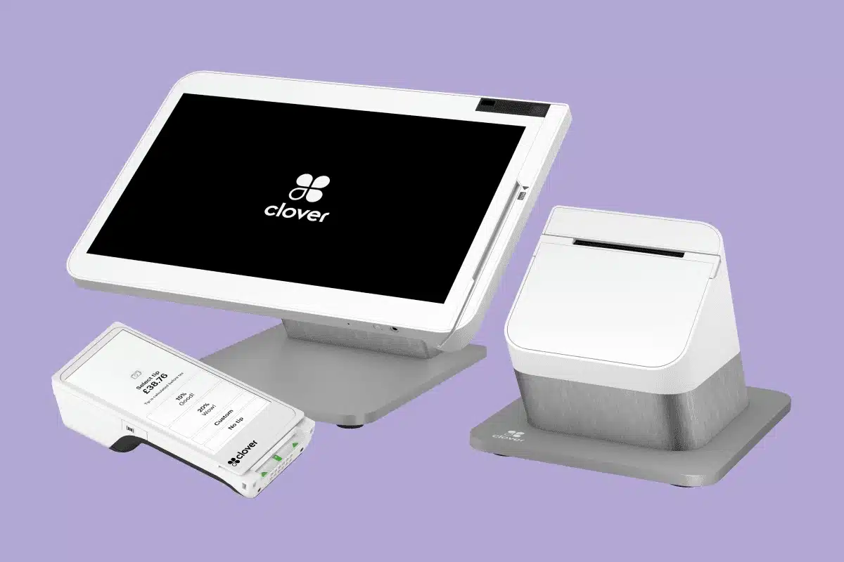 Clover Flex and Station with a receipt printer