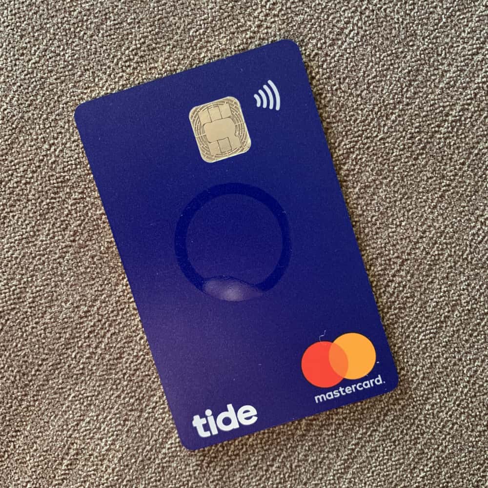 Front of Tide card