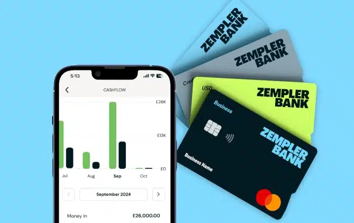 Zempler Bank app and cards