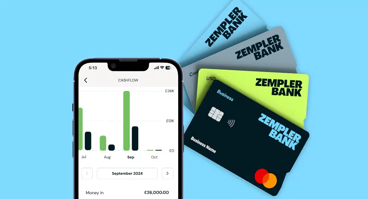 Zempler Bank app and cards