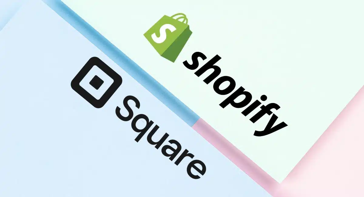 Shopify vs Square logos