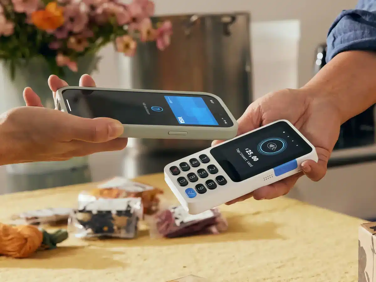 PayPal Reader accepting a mobile contactless payment