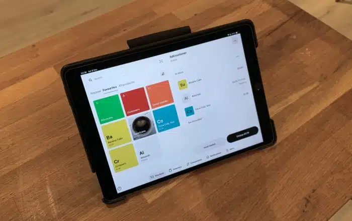 Square for Retail POS app on iPad