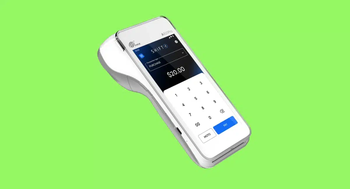 Shift4 EFTPOS machine