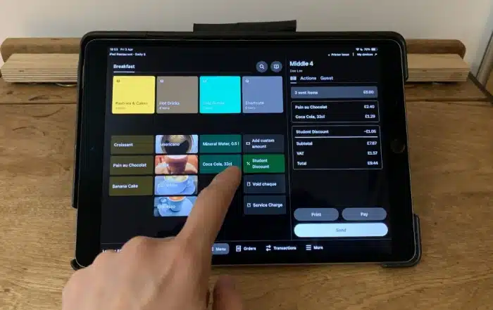 We tested Square for Restaurants on an iPad and found the POS system easy to use
