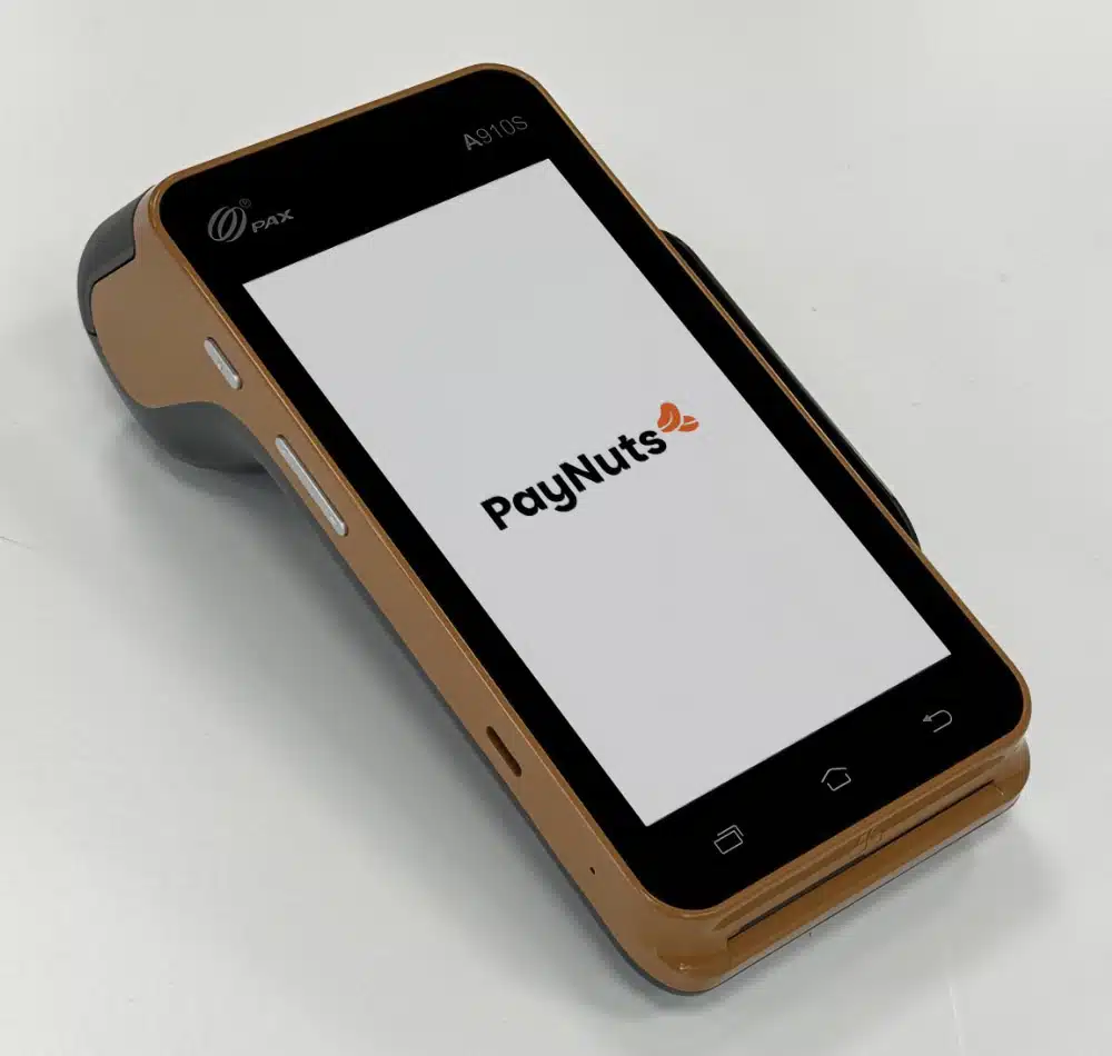 PayNuts Pulse comes in a pleasing bronze colour