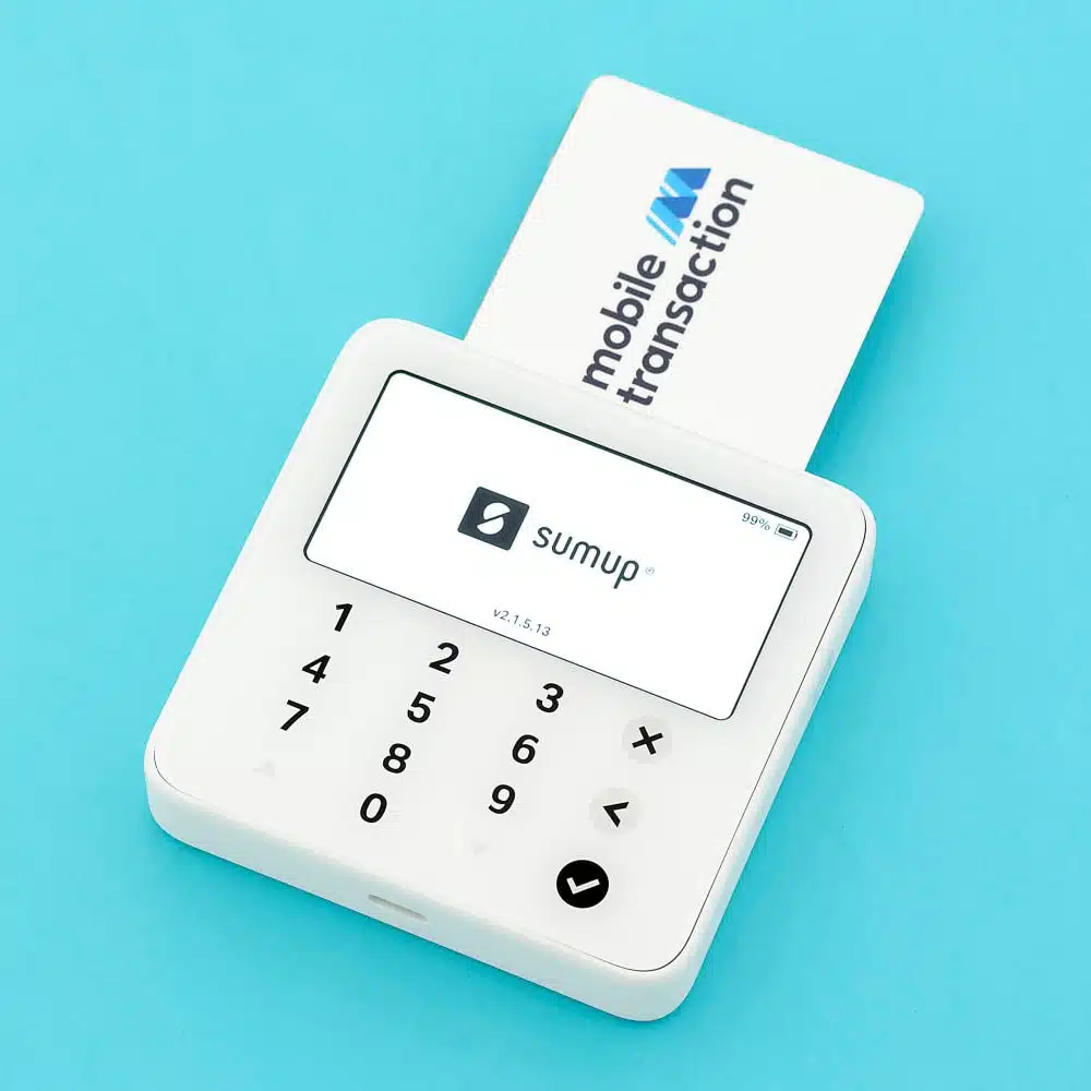 SumUp Solo Lite is very compact SumUp Solo Lite is not much bigger than a card
