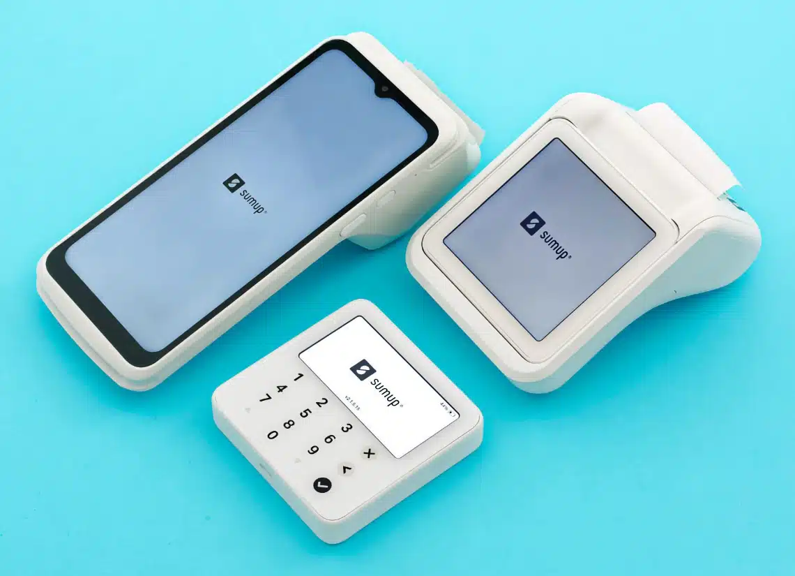 SumUp’s card terminals are compact and look nice SumUp card terminals come in different shapes