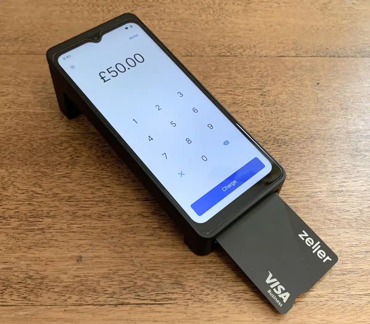 Zeller Terminal 2 accepts chip cards