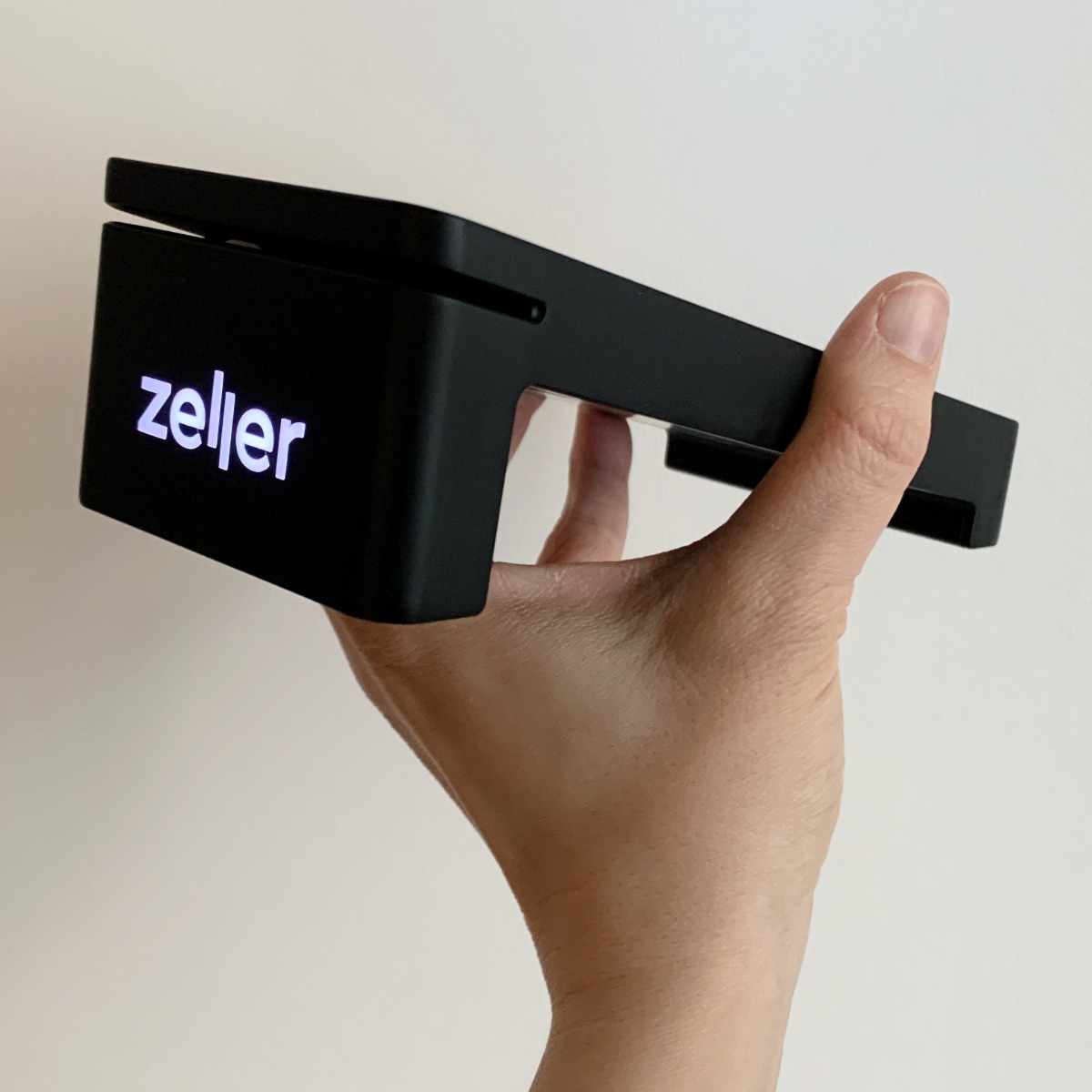 Zeller Terminal 2 has a special shape and lit-up logo